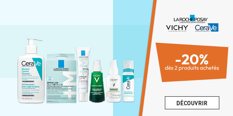 La Roche-Posay, Vichy, CeraVe