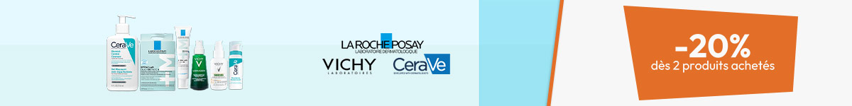 La Roche-Posay, Vichy, CeraVe