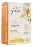 Lady Green Savon Saponifié à Froid Soin Surgras Nourissant Visage & Corps