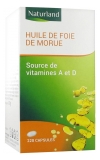 Naturland Capsules d'huile de foie de morue - Complément alimentaire pour une santé optimale