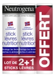 Neutrogena ® Trio Sticks Lèvres (2 Achetés le 3Ème Offert) Stick de 3 X 4,8 g