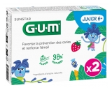 GUM Dentifrice Junior 2 x 50 ml