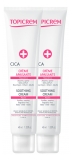 Topicrem CICA - Peaux irritées Crème Apaisante Réparatrice Lot de 2 x 40 ml