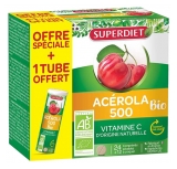 Super Diet Super Diet Superdiet Acérola 500 Bio 24 Comprimés +1 Tube Offert