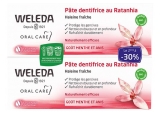 Weleda Duo Pâte Dentifrice au Ratanhia - 2 X 75 ml