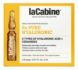 laCabine 5x Pure Hyaluronic Ampoules 10 x 2 ml