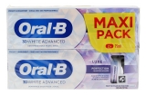 Oral-B 3D White Advanced Luxe Perfection Dentifrice Blancheur Avancée 2 x 75 ml