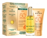 Nuxe Super Sérum [10] 30 ml + Nuxe Sun Crème Solaire Fondante SPF50 Visage 50 ml Offerte 