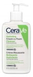 CeraVe Crème Moussante Nettoyante Hydratante Visage Peaux Normales à Sèches 473 ml