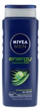 Nivea Men Energy Gel Douche 3en1 Fraicheur 24H à l'Extrait de Menthe 500 ml