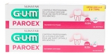GUM Paroex Gel Dentifrice 0,12% 2x75 ml