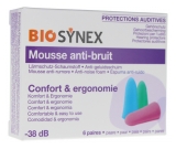 Biosynex Protections Auditives Mousse X 6 Paires