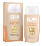 Isdin Fotoprotector Fusion Water Magic Light Écran Solaire Teinté SPF 50 de 50 ML