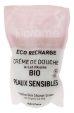 Florame Crème de Douche Lait d'Avoine pour Peaux Sensibles Rechargeable Bio Éco Recharge 700 ML