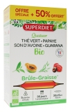 Super Diet Superdiet Quatuor Guarana Brûle Graisse Bio 20 Ampoules+10 Offertes