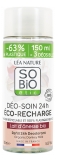Léa Nature SO BIO étic Déo-Soin 24H Lait d'Ânesse Éco-Recharge Biologique 150 ML