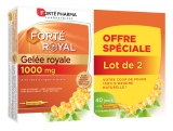 Forté Pharma Gelée Royale 1000 mg - Lot de 2 X20 Ampoules
