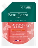 BeauTerra Gel Douche Surgras Monoï Éco Recharge 1 Litre