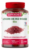 Superdiet Levure de Riz Rouge Bio 120 Unités