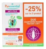Puressentiel Anti-Poux Shampoing Masque Traitant 2en1 Lot 2 x 150 ML