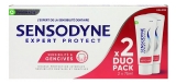 Sensodyne Expert Protect Sensibilité & Gencives Dentifrice Double Protection Intensive Lot de 2 x 75 ml 