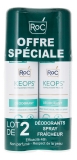 Roc Keops Spray Déodorant Fraîcheur Lot de 2 X 100 ml