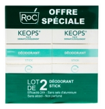 RoC Keops Déodorant 24H Stick Lot 2 x 40 ML