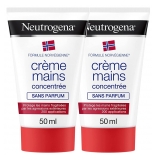 Neutrogena Duo Crème Mains Apaisante Sans Parfum (-10% Sur le Lot) Tube de 2 X 50 ml