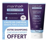 Vitavea Manhaé Cheveux Expert Force et Vitalité120 Gélules + Manhaé Cheveux Expert Shampoing 50 ml Offert