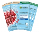 Garnier SkinActive Hydra Bomb Masque en Tissu Super Hydratant et Repulpant Lot de 5 x 28 ML