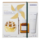 Korres Eau de Toilette White Tea Vaporisateur 50 ml + Lait Corps White Tea Tube 125 ml