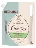 Cavaillès Gel Bain et Douche Amande Verte Peaux Sensibles Éco-Recharge 1 L