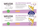 Weleda Gel Dentifrice Junior Avec Fluor 6-12 ans Lot de 2 x 50 ml
