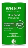 Weleda Skin Food Stick Lèvres Lot de 2 x 4,8 Grammes