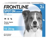 Frontline Spot-On Chien M (10 20 Kg) 3 Unités