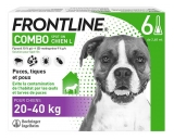 Frontline Combo Pour Chien de 20 à 40 kg 6 Pipettes