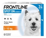 Frontline Spot-On Chien S (2 10 Kg) 3 Unités