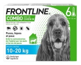 Frontline Combo Pour Chien de 10 à 20 kg 6 Pipettes