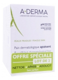 A-DERMA Pain Dermatologique Apaisant 2 x 100 Grammes