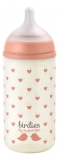 Suavinex Birdies Biberon Verre Tétine Symétrique S Débit Lent 240 ml Dès 0 Mois