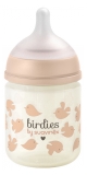 Suavinex Birdies Biberon Verre Tétine Symétrique XS Débit Extra Lent 120 ml Dès 0 Mois