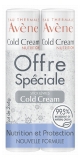 Avène Cold Cream Cold Cream - Stick Lèvres Nourrissant - Lèvres Desséchées et Irritées 2 x 4 g