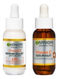Garnier SkinActive Vitamine C Sérum Éclat et Anti Taches 30 ML + Sérum Nuit Vitamine C Booster d'Éclat 30 ml
