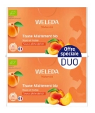 Weleda Tisane Allaitement Douce et Fruitée Pêche Abricot Bio Lot de 2 x 20 Sachets