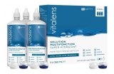 Vitalens Solution Multifonction Pour l'Entretien des Lentilles de Contact 3 x 360 ml