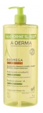 A-DERMA Exomega Control Huile Lavante Émolliente Peaux Sèches Atopiques 1L 