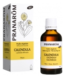Pranarôm Huile Végétale Calendula Bio Apaisante Extrait Lipidique Titré de Fleurs de Calendula 50 ml