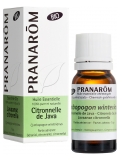 Pranarôm Huile Essentielle Citronnelle de Java Bio Cymbopogon Winterianus Partie Aérienne 10 ml