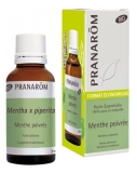 Pranarôm Huile Essentielle de Menthe Poivrée Bio - Partie Aérienne - Format Familial - 30 ml
