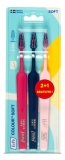 TePe Colour 3 Brosses à Dents Soft dont 1 Offerte 